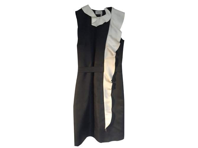 Lanvin dress Black Silk  ref.38083