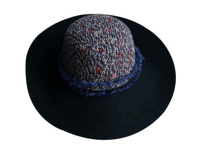 Chanel Sombreros Multicolor Tweed  ref.38125