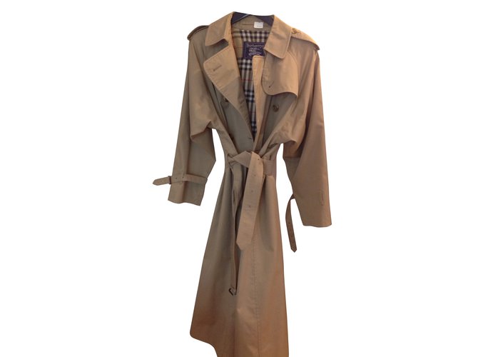 Burberry trench classique Coton Beige  ref.38126