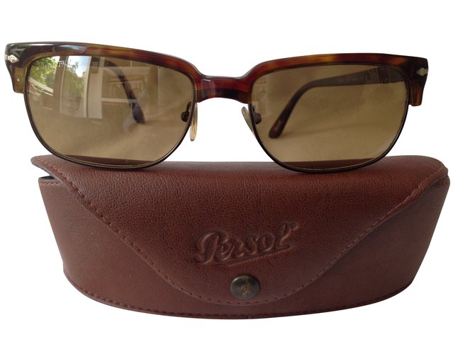 Persol Sunglasses Brown Resin  ref.38131