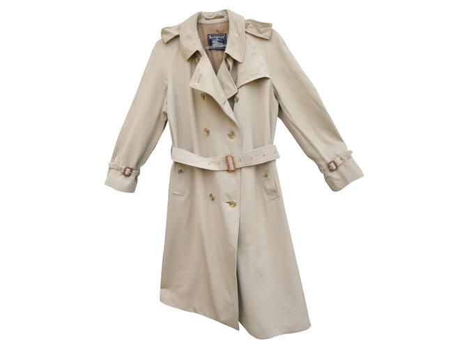 Burberry Trench coat Beige Wool  ref.38188
