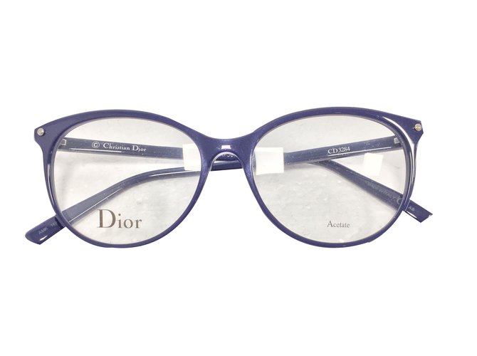 Dior Blue ink Montaigne frames Acetate  ref.38217
