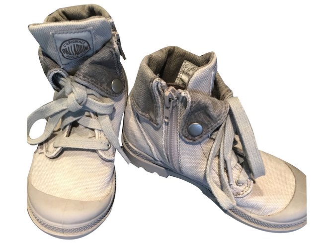 Autre Marque Sneakers Grey Cotton  ref.38265