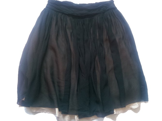 Banana Republic Skirt Black Silk  ref.38291