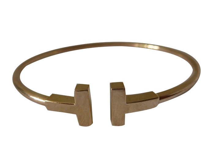 Tiffany & Co Armband Golden Roségold  ref.38317