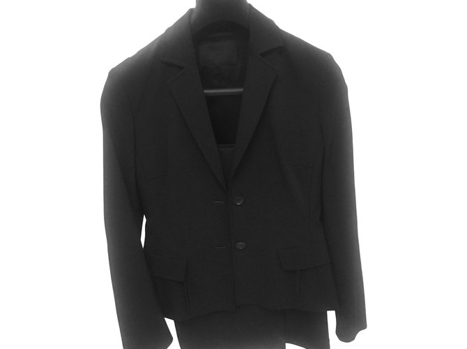 Prada pantsuit Black Polyester  ref.38392