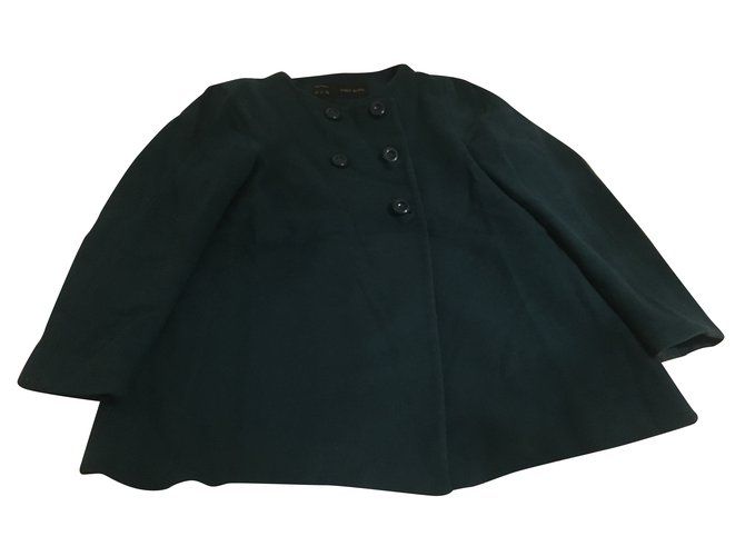 Zara Coat, Outerwear Blue Wool  ref.38453