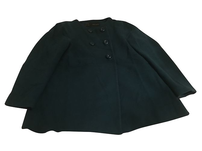 Zara Wool Coat Blue L