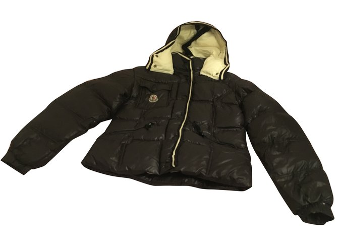 Moncler Coat, Outerwear Black Polyamide  ref.38464