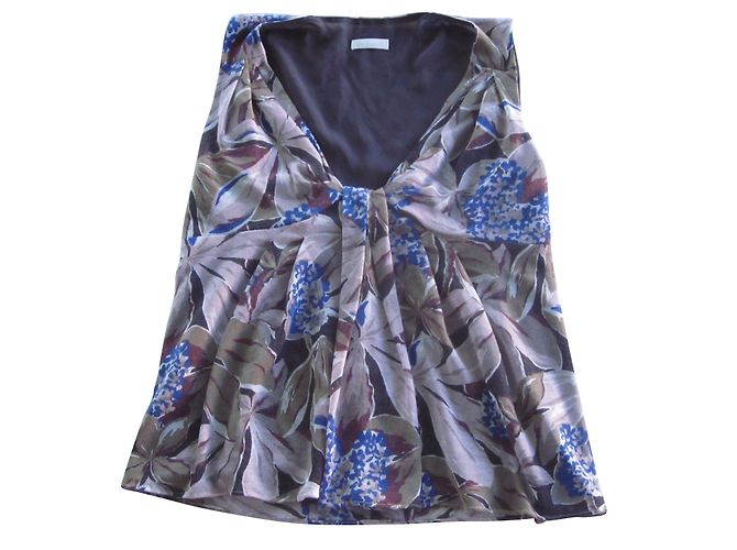 Cacharel Plissee Top mehrfarbig Polyester Mehrfarben