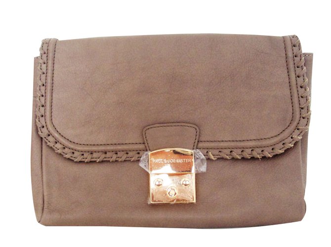 Paul & Joe Sister pouch Brown Leather  ref.38501