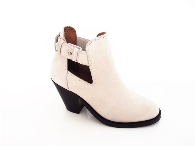 Bimba & Lola - ankle boots Grey Leather  ref.38505