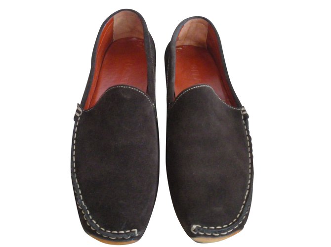 Autre Marque Gelati Loafers Dark brown Deerskin  ref.38514