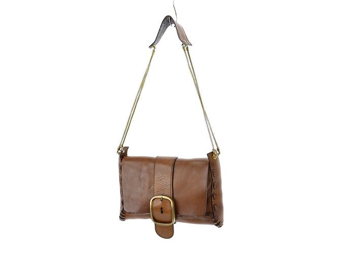 Chloé Borsa a tracolla con patta in pelle di pitone Chloe