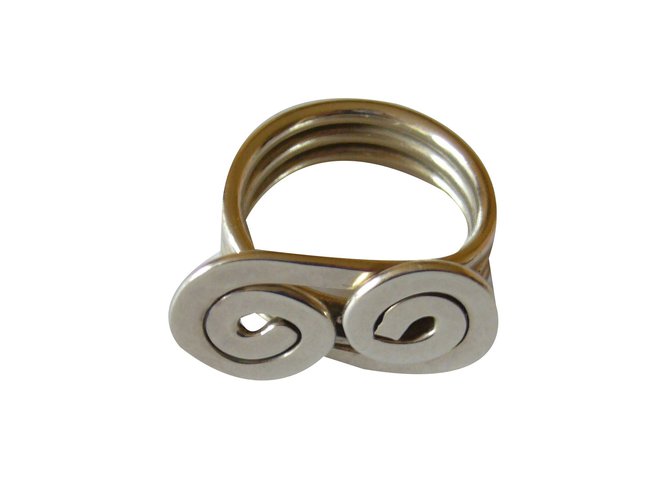 inconnue Ring Silvery Silver  ref.38552