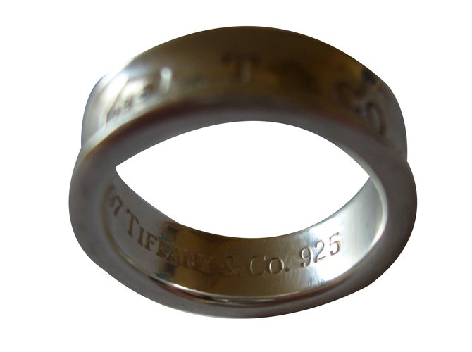 Tiffany & Co Ring Silber Geld  ref.38556