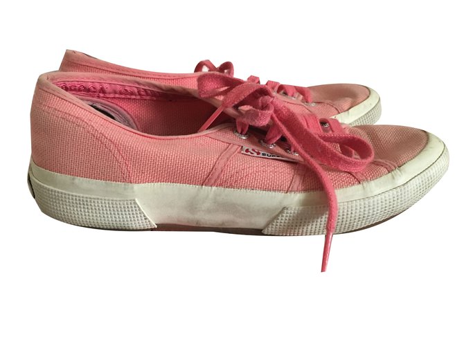 Superga Sneakers Pink Cotton  ref.38588