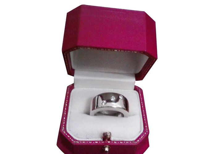 Autre Marque Ring Silvery White gold  ref.38651