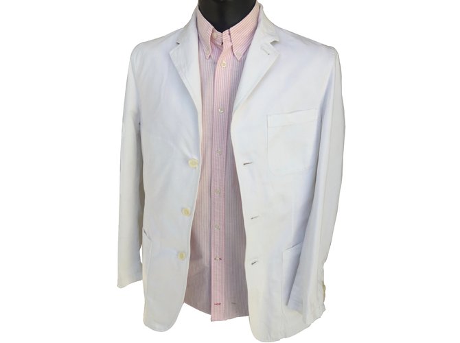 Daniel Crémieux Veste, blouson Coton Blanc  ref.38698