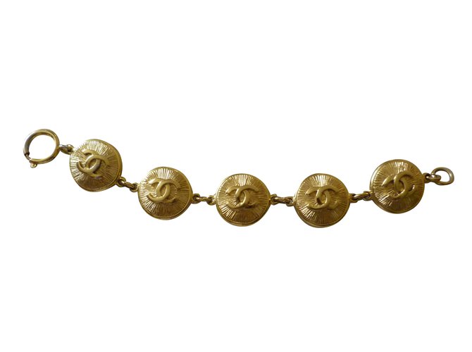 Chanel Armband Golden Vergoldet  ref.38700