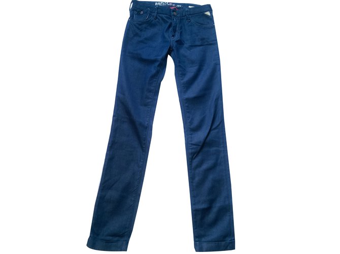 Autre Marque Replay Jeans Blue Cotton Elastane  ref.38726