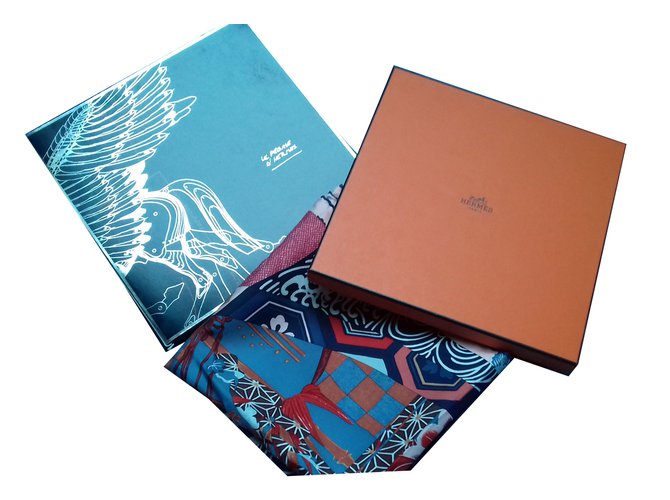 Hermès Sciarpa seta Multicolore