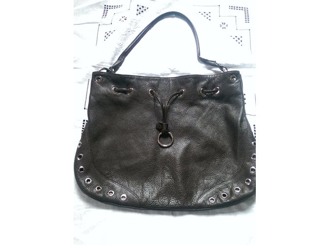 Furla Bolsa Castanho escuro Couro  ref.38740