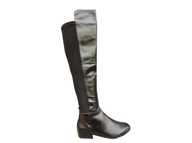 Michael Kors Boots Black Leather  ref.38741
