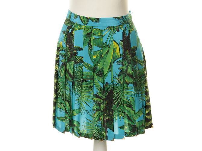 Versace For H&M Falda Multicolor Seda