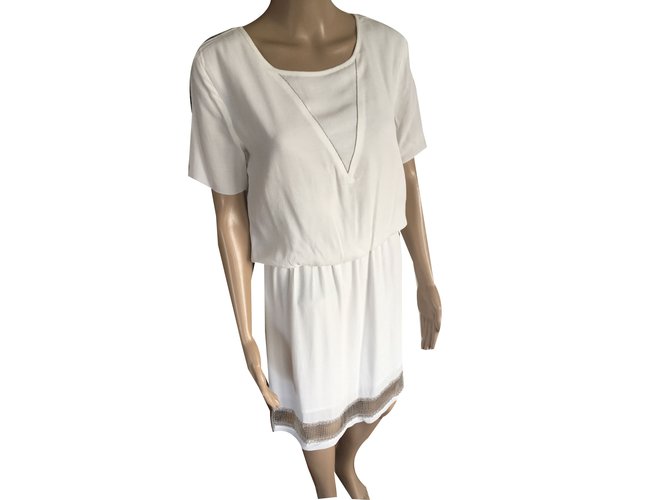Suncoo Kleid Weiß Synthetisch  ref.38768