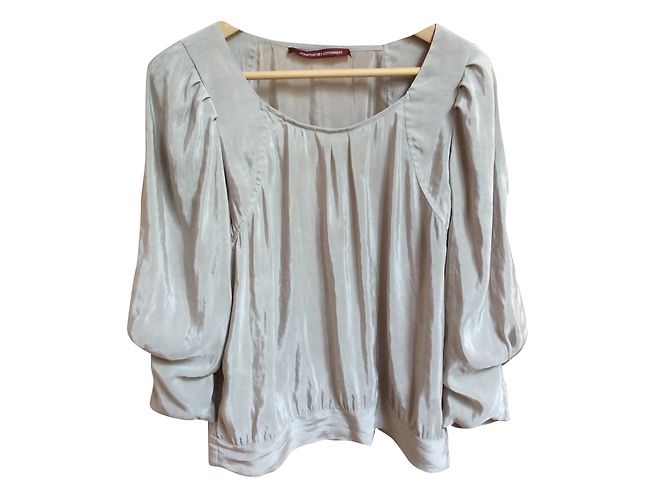 Bluse Comptoir Des Cotonniers Beige Polyester Größe 36
