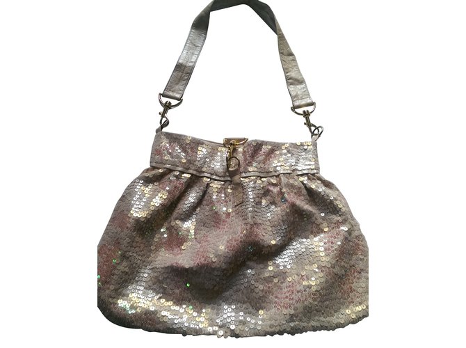 Antik Batik Handbag Pink Leather  ref.38895