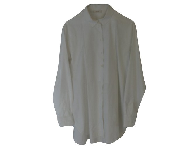 Céline Shirt White Cotton  ref.42553