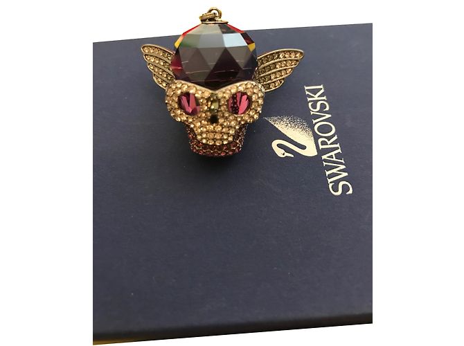 Swarovski Teschio Viola Halskette Lila