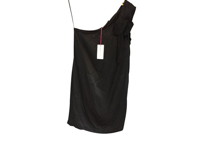 Chloé Dress Black Silk  ref.38993