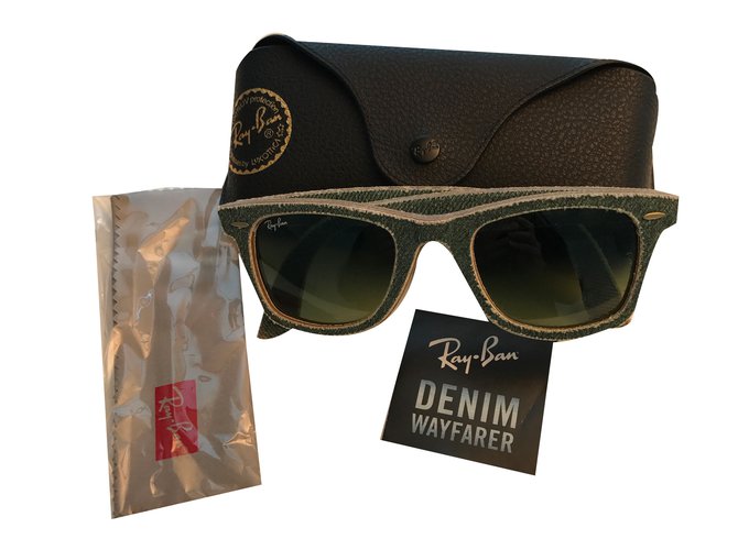 Ray-Ban Sunglasses Green Denim  ref.38999