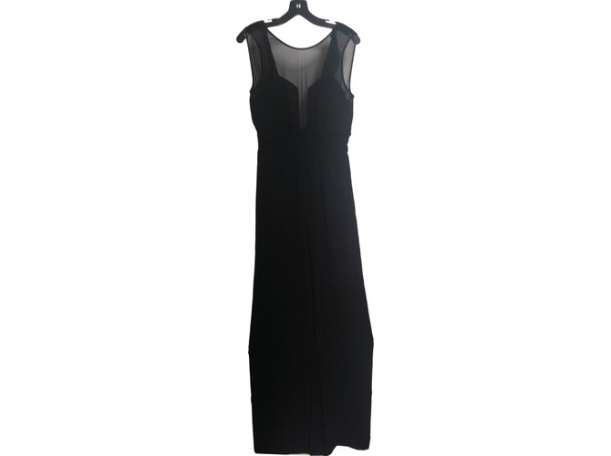 Bcbg Max Azria Jumpsuit Black Polyester Joli Closet