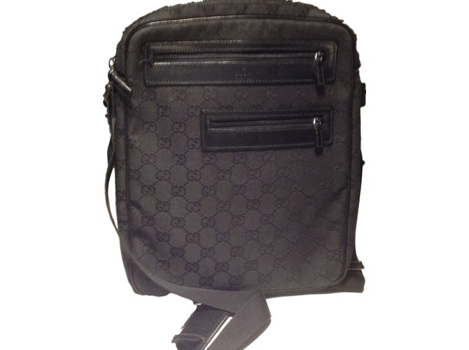 Gucci Wallets Small accessories Black Cloth  ref.39052