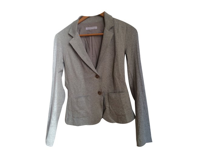 Fabiana Filippi Jacket Grey Cotton  ref.39179