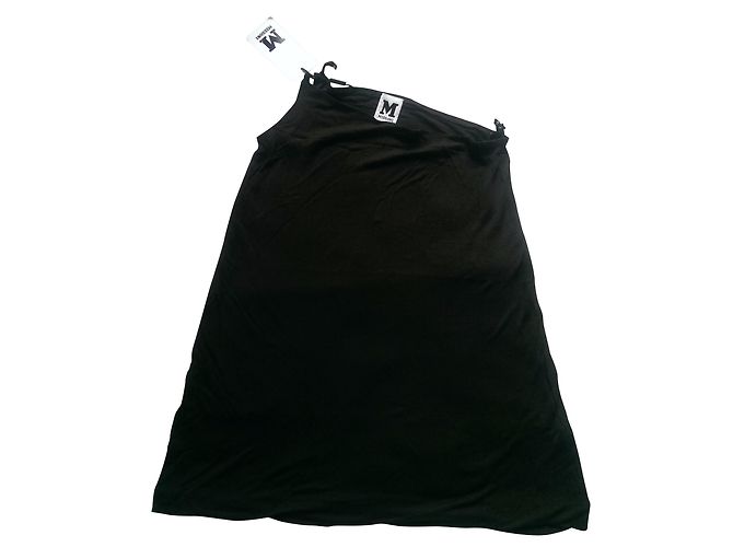 Top Missoni monospalla in viscosa nero