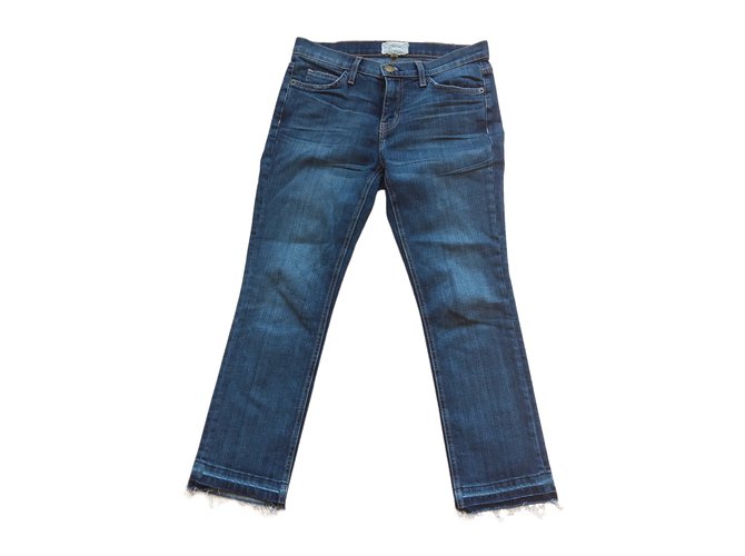 Current Elliott Jeans Bianco Cotone  ref.39289