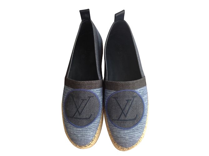 Louis Vuitton espadrillas Blu Jeans