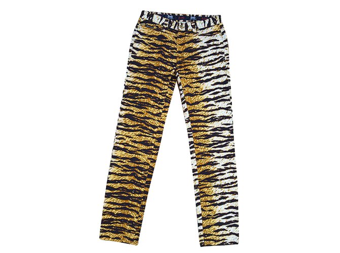 dolce and gabbana leopard jeans