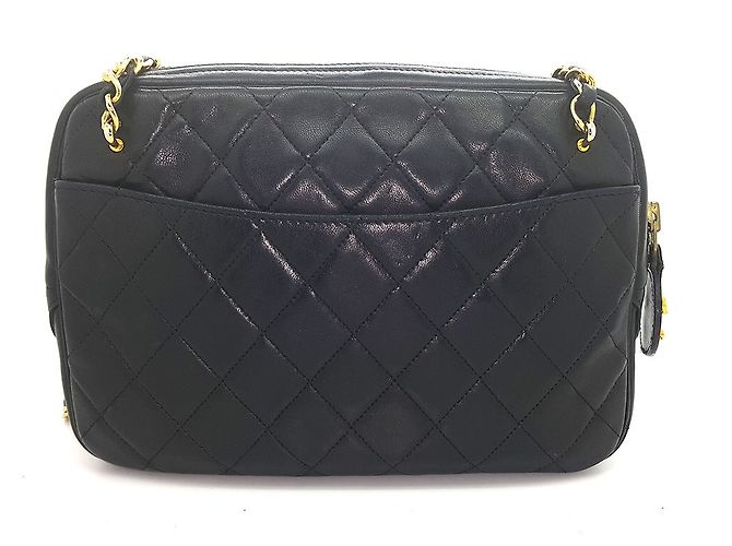 Chanel Bolsa da Camera Preto