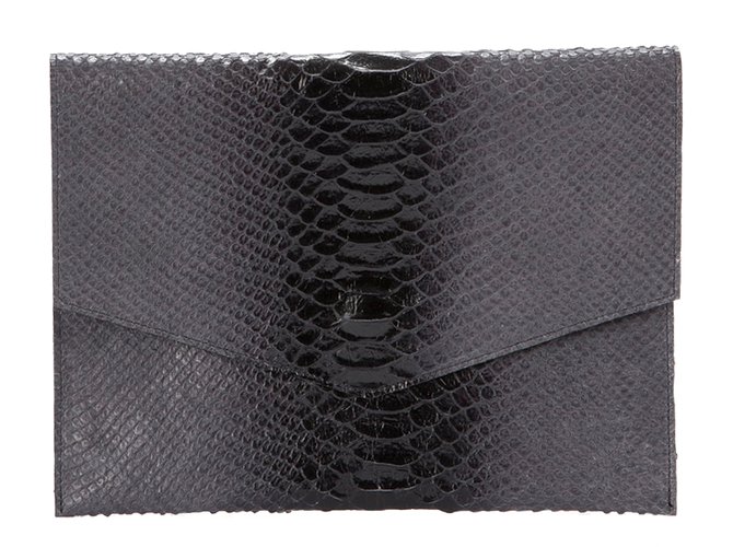 Mika Sarolea Clutch bag Grey Leather  ref.39404
