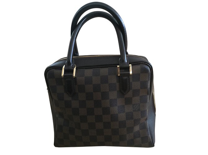 Louis Vuitton Handbag Ebony Cloth  ref.39412