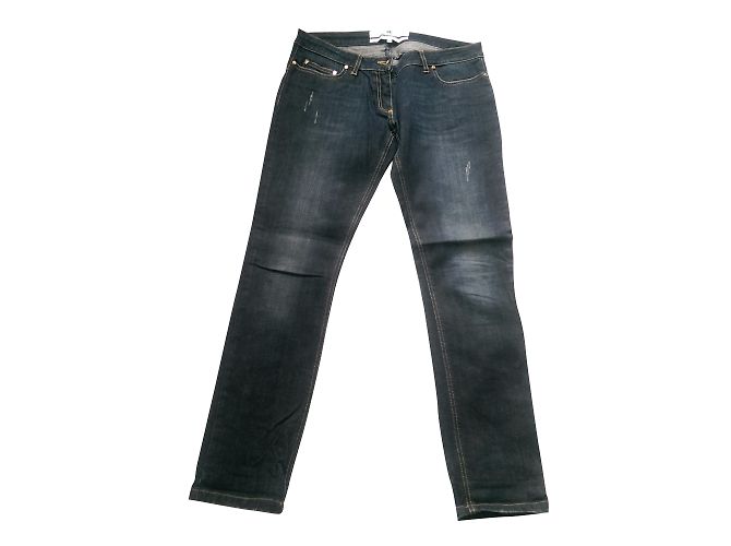 Vaqueros azules Elisabetta Franchi 5 bolsillos