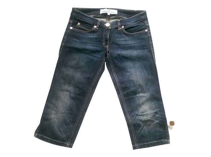 Vaqueros Elisabetta Franchi Azules 5 Bolsillos