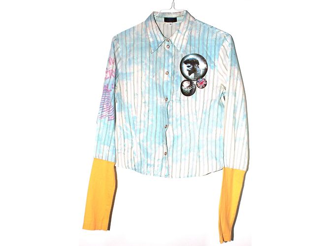 Camisa Christian Lacroix Revolution de rayas de algodón