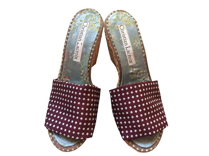 Christian Lacroix Mules compensées